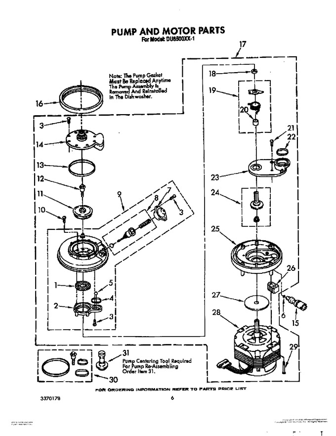 Diagram for DU8500XX1