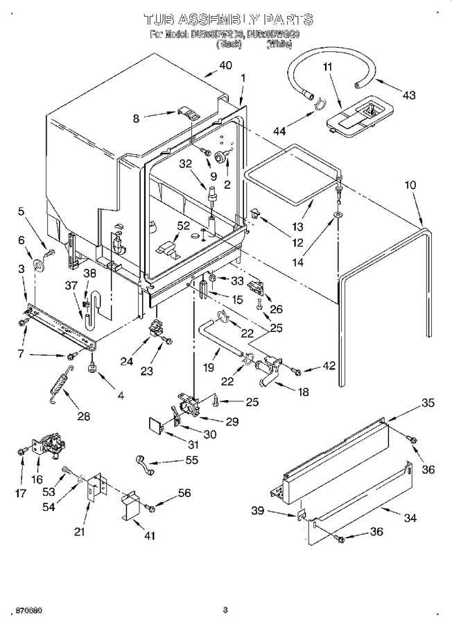 Diagram for DU850DWGQ0