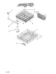 Diagram for 06 - Dishrack Parts