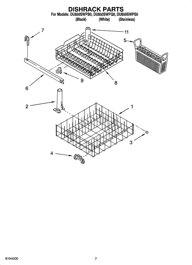 Diagram for DU850SWPB0