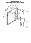 Diagram for 02 - Inner Door Parts