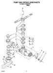 Diagram for 04 - Pump And Spray Arm Parts