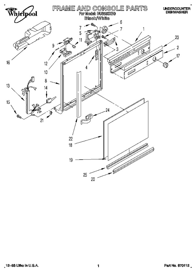 Diagram for DU8550XB0