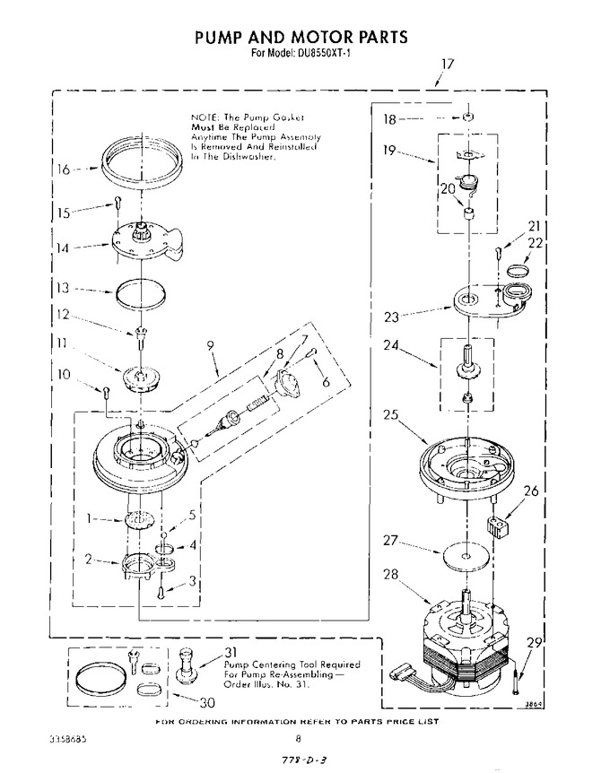 Diagram for DU8550XT1