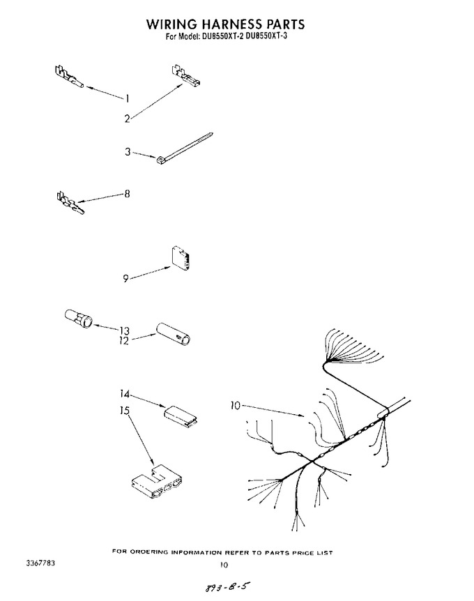 Diagram for DU8550XT3