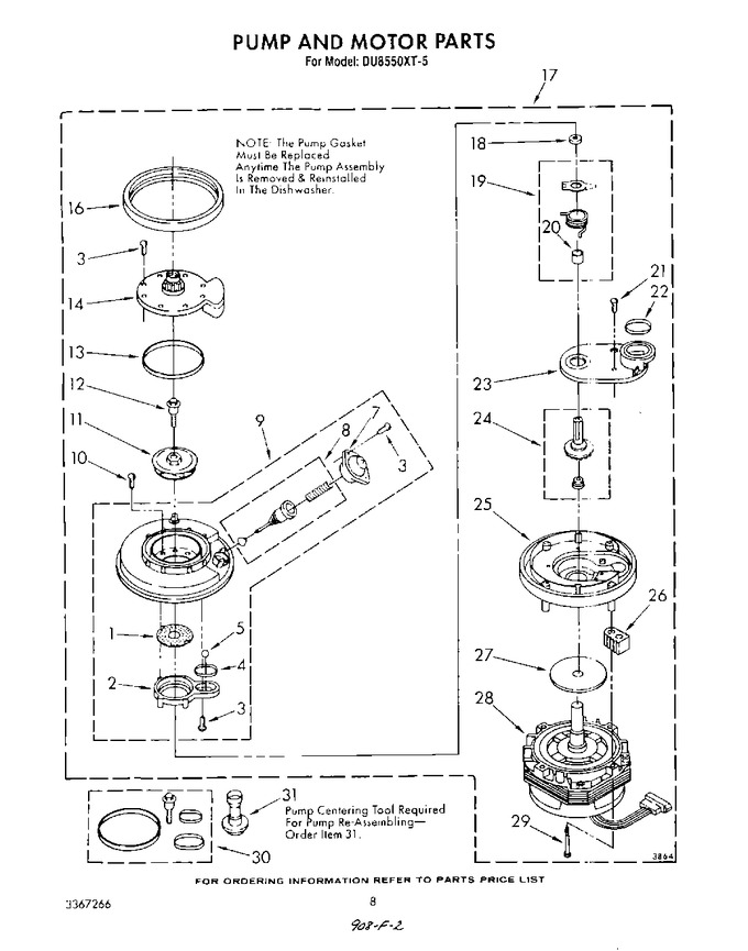 Diagram for DU8550XT5