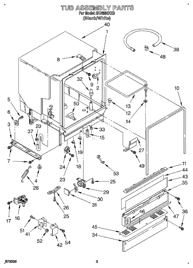 Diagram for DU8550XX3