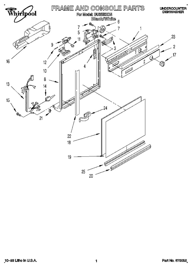 Diagram for DU8550XX4