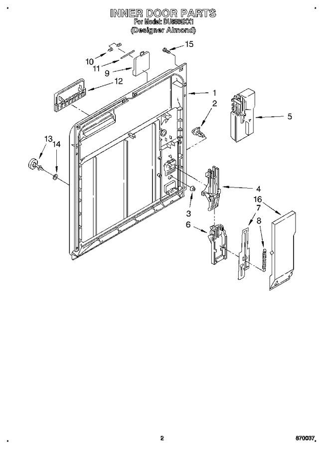 Diagram for DU8560XX1