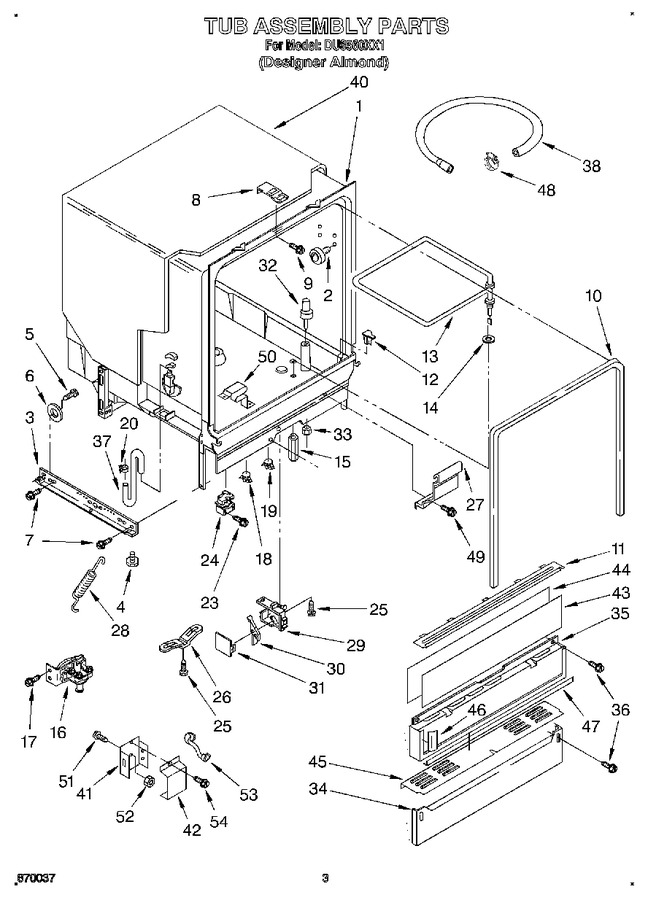 Diagram for DU8560XX1