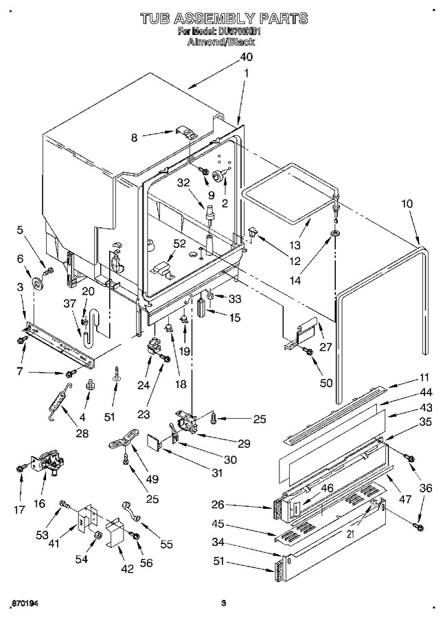 Diagram for DU8700XB1