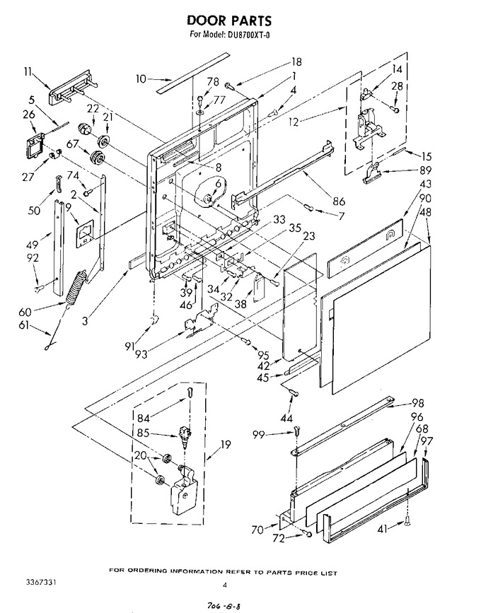 Diagram for DU8700XT0