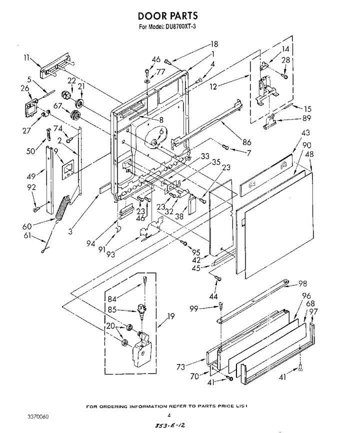 Diagram for DU8700XT3