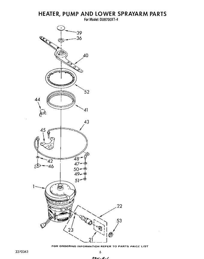 Diagram for DU8700XT4