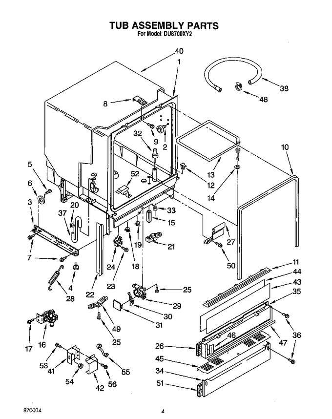 Diagram for DU8700XY2