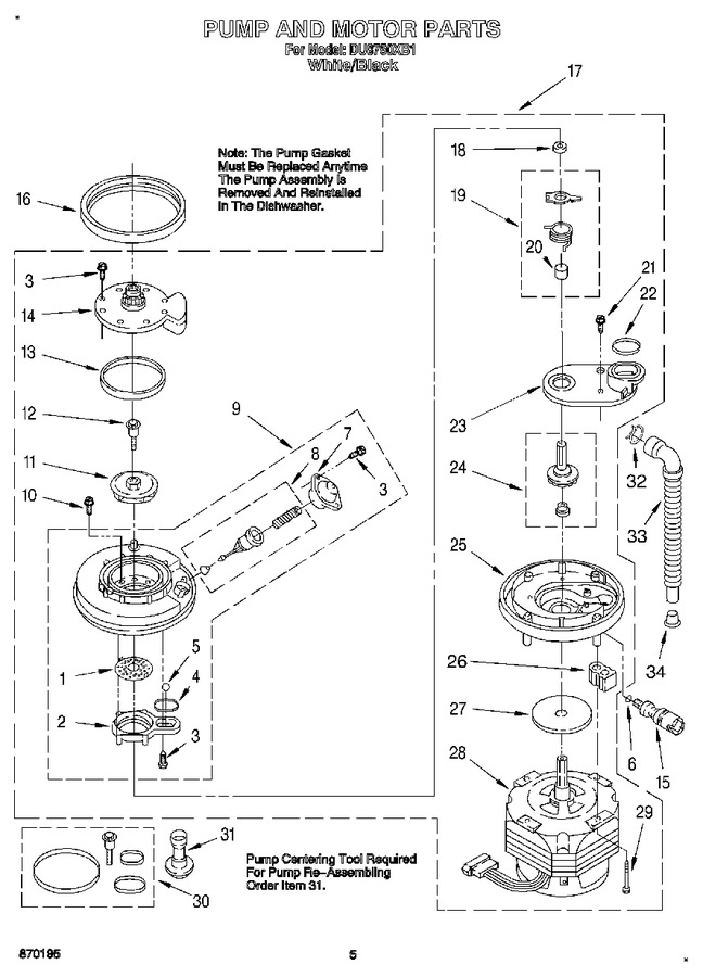 Diagram for DU8750XB1