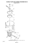 Diagram for 04 - Heater, Pump, And Lower Sprayarm