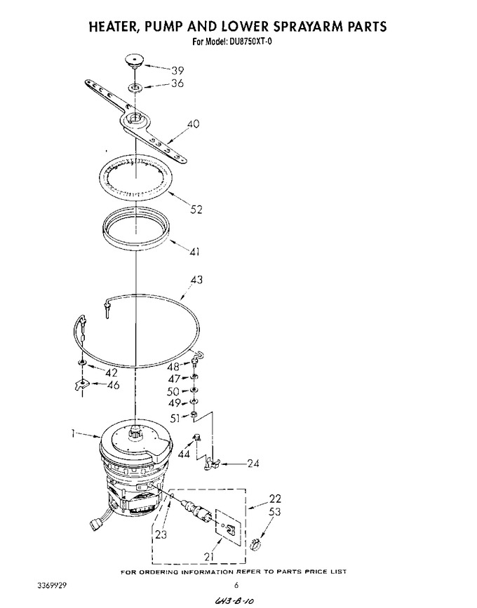 Diagram for DU8750XT0