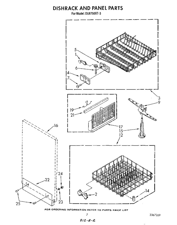 Diagram for DU8750XT3