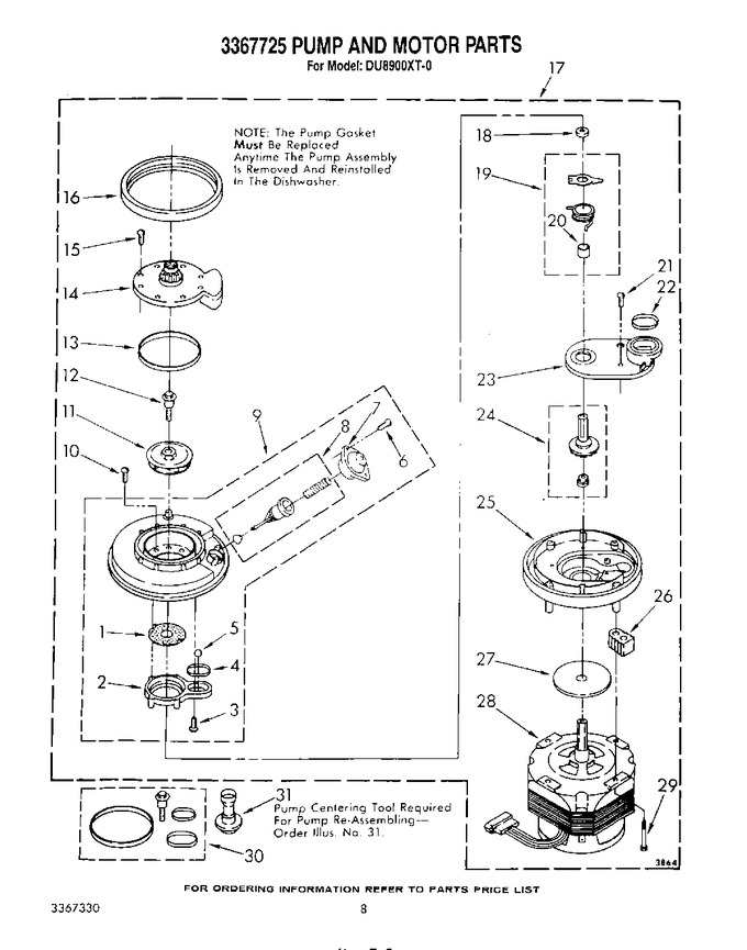 Diagram for DU8900XT0