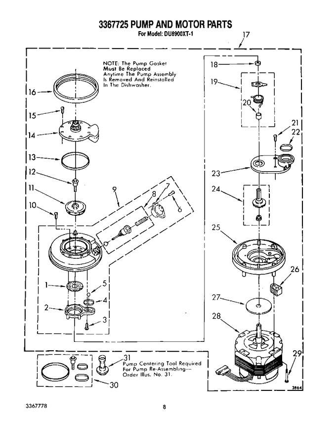 Diagram for DU8900XT1