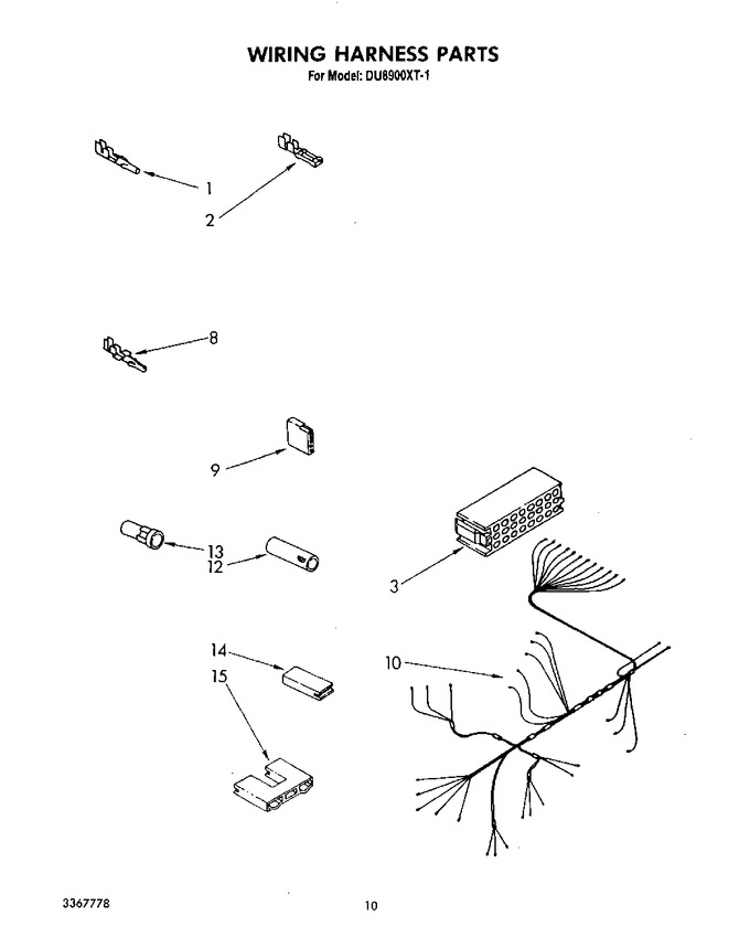 Diagram for DU8900XT1