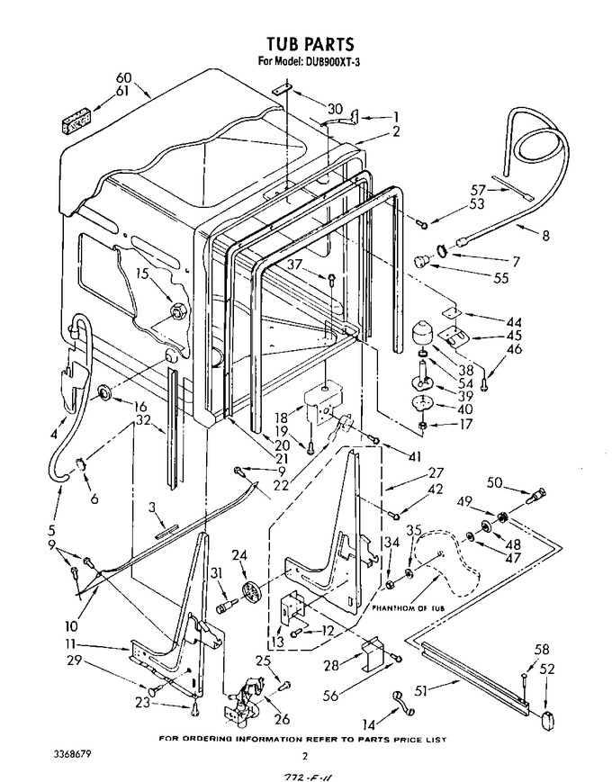 Diagram for DU8900XT3