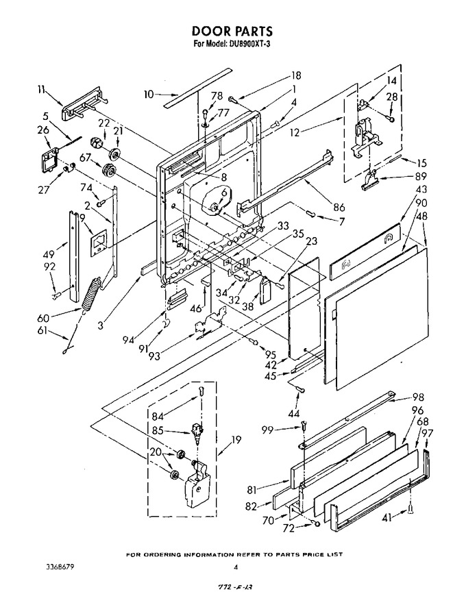 Diagram for DU8900XT3