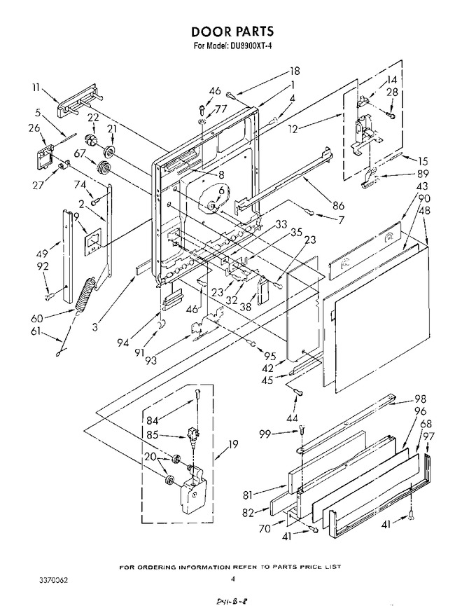 Diagram for DU8900XT4