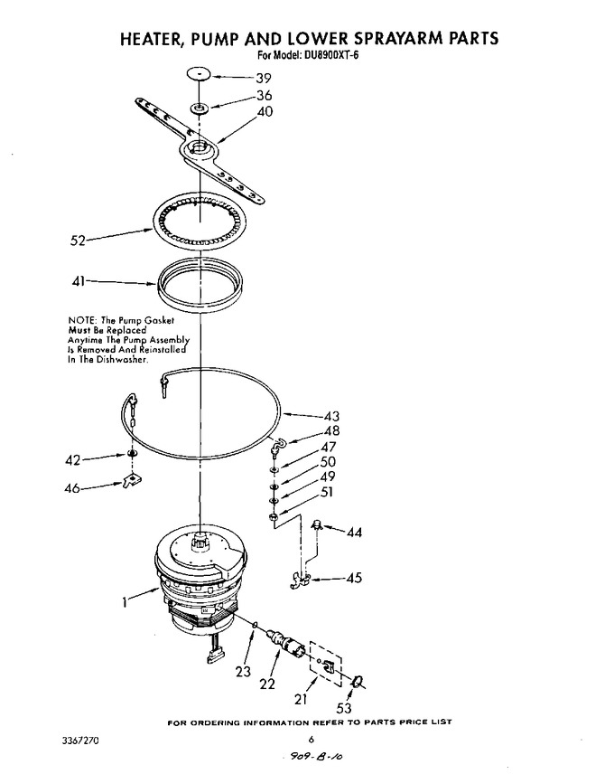 Diagram for DU8900XT6