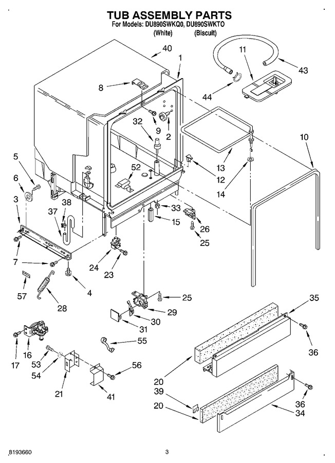 Diagram for DU890SWKT0