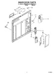 Diagram for 02 - Inner Door Parts