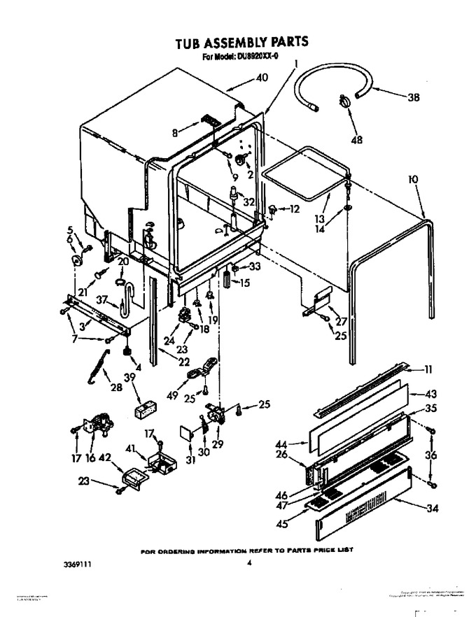 Diagram for DU8920XX0