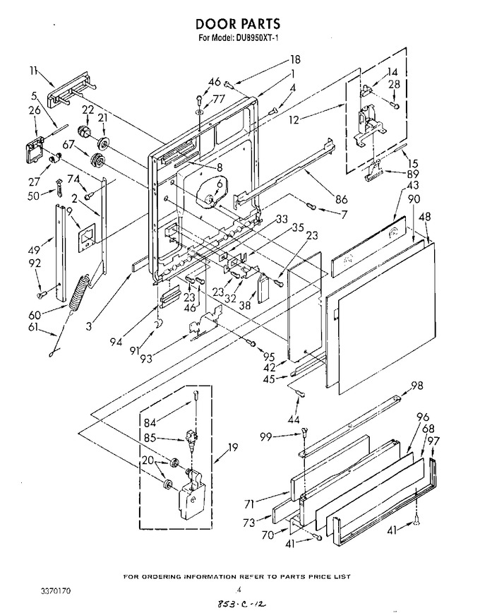 Diagram for DU8950XT1