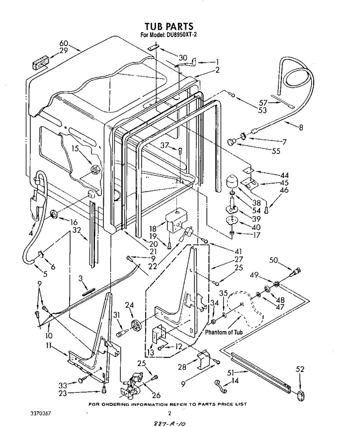 Diagram for DU8950XT2