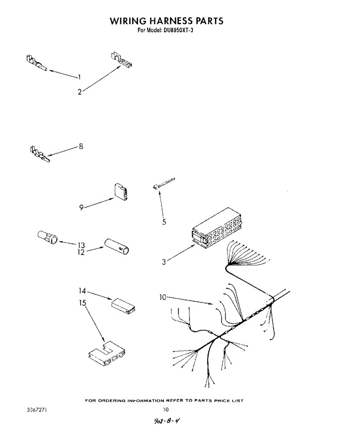 Diagram for DU8950XT3