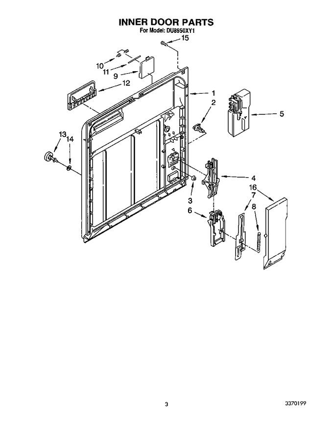 Diagram for DU8950XY1