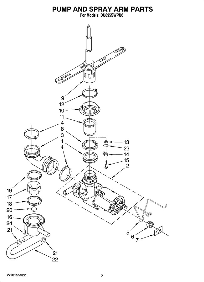 Diagram for DU895SWPU0