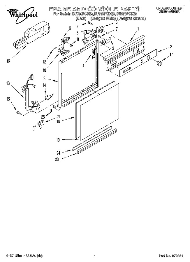 Diagram for DU900PCDZ5