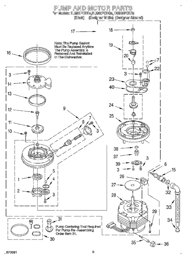 Diagram for DU900PCDQ5