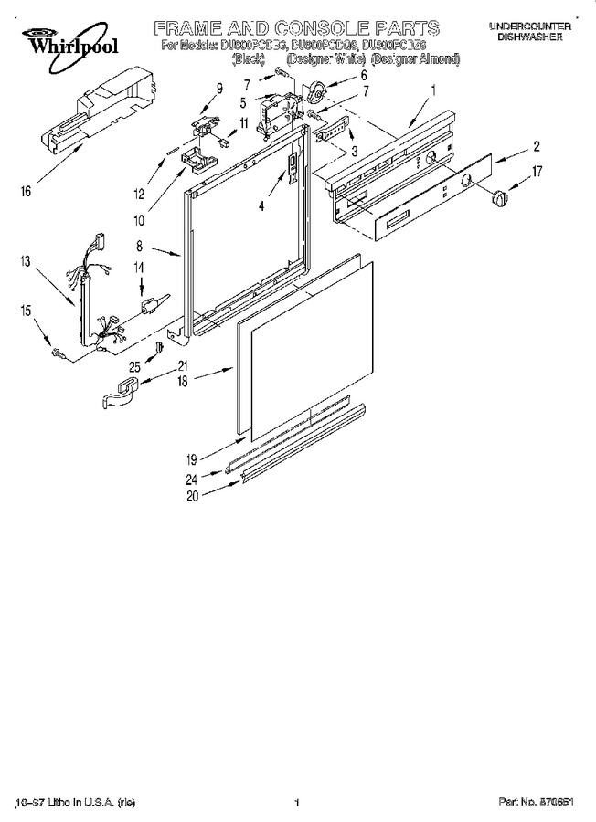 Diagram for DU900PCDB6