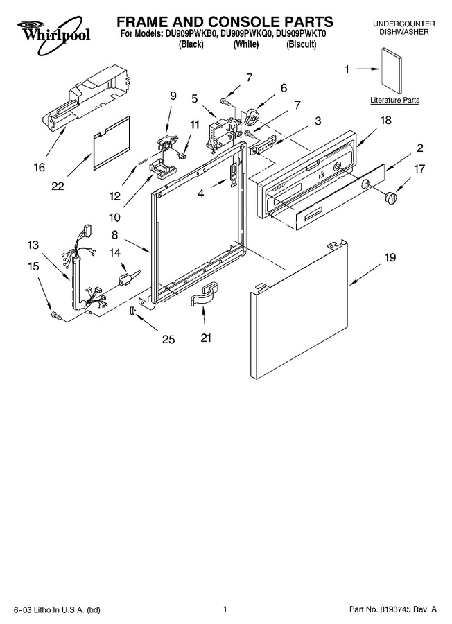 Diagram for DU909PWKB0