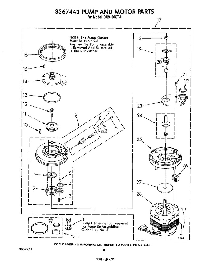 Diagram for DU9100XT0