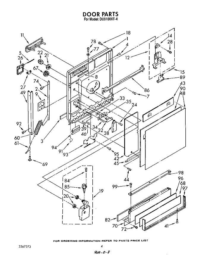 Diagram for DU9100XT4