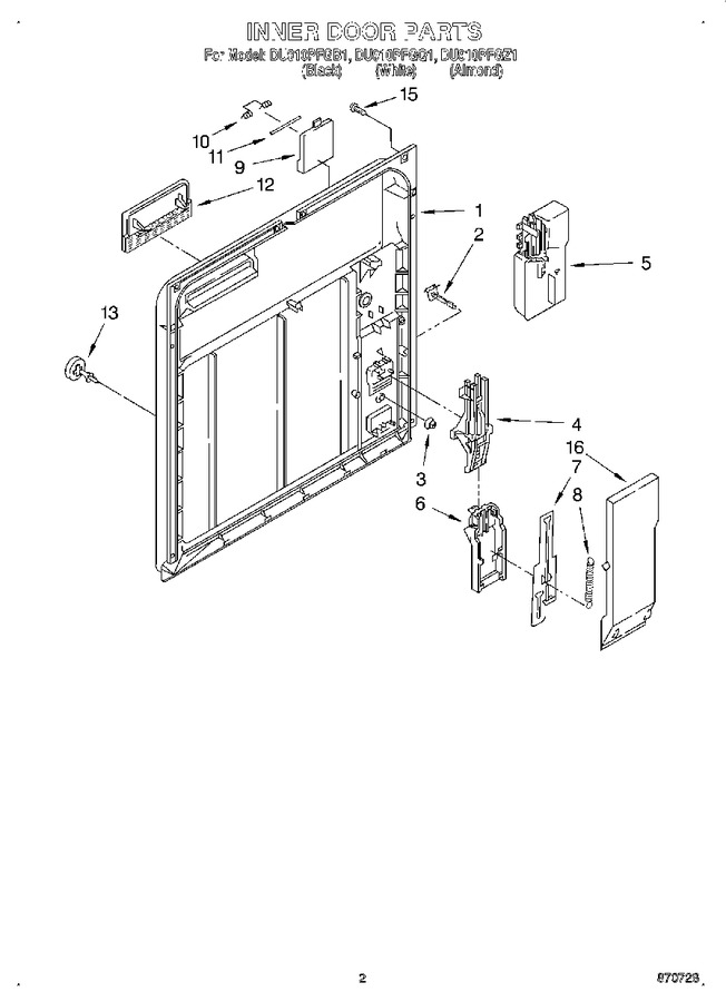 Diagram for DU910PFGQ1