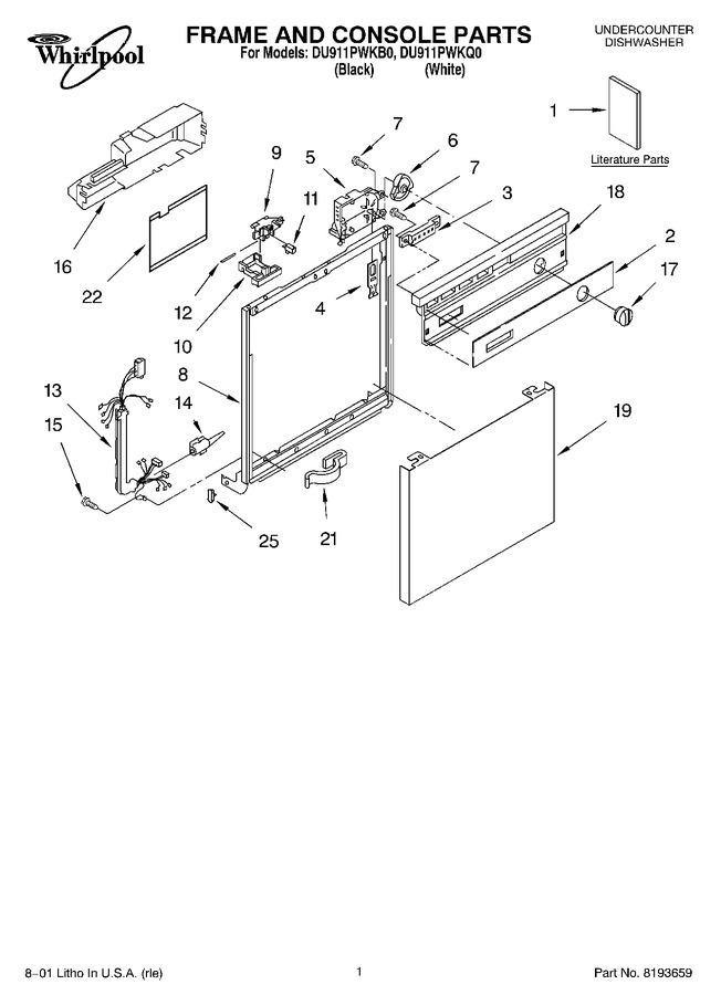 Diagram for DU911PWKB0