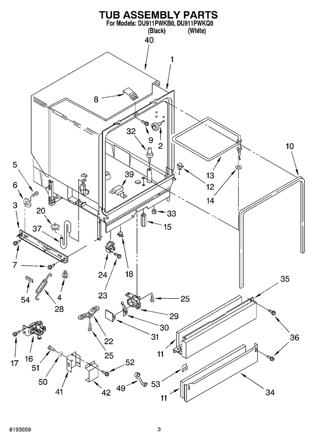 Diagram for DU911PWKQ0