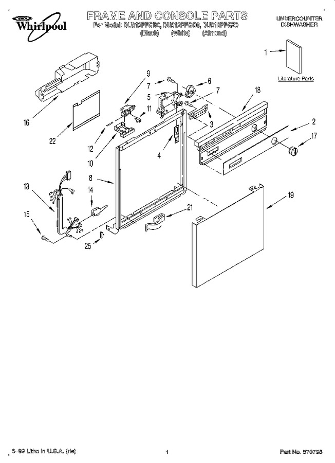 Diagram for DU912PFGQ0