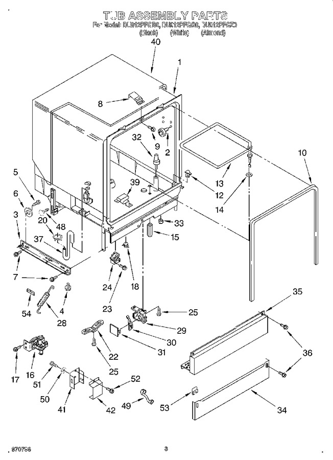 Diagram for DU912PFGB0