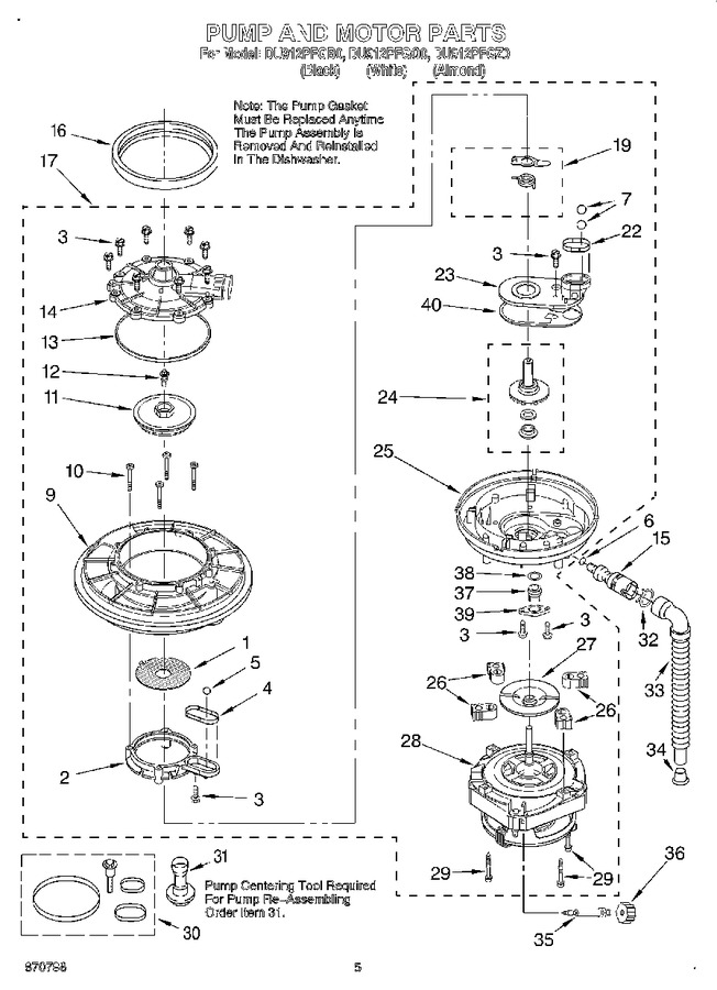 Diagram for DU912PFGQ0